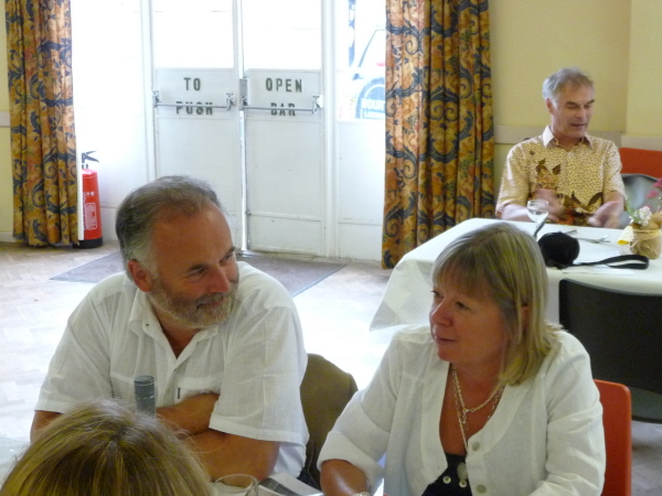 Chris & Julie. Simon in background